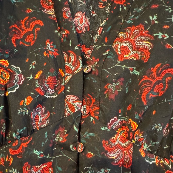 DVF Erica Cotton Midi Dress In Punk Flower - Picture 4 of 10